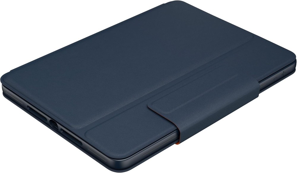 Logitech Rugged Folio Keyboard Case for Apple iPad 7th/8th/9th Gen. Classic Blue