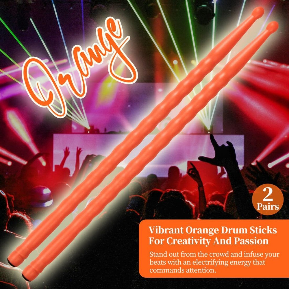 Drum Sticks 5A Drumstick 2 Pack Carbon Fiber Drumsticks