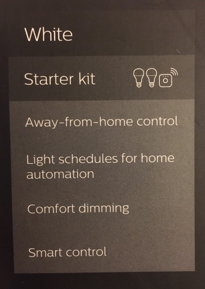 Philips Hue Kit 455287 A19 LED 2 Smart Bulbs and 1 Smart Hub Light Controller