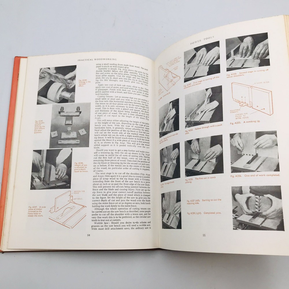 VTG 1974 Practical Woodworking Guide to Tools Materials Methods Hamlyn Publ