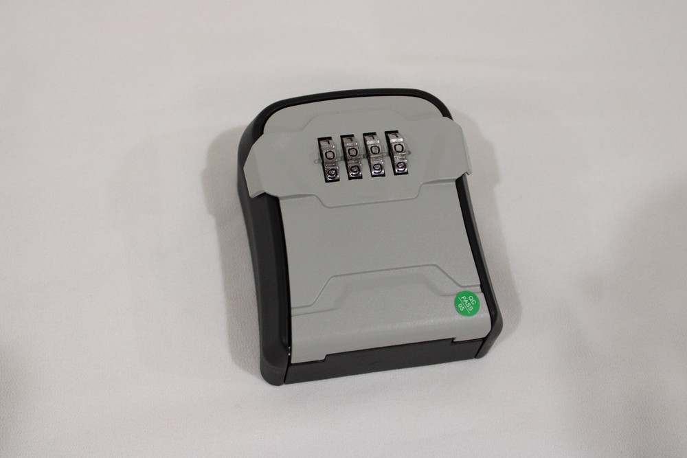 Lock Box, Key Lock Box Wall Mount & Portable Combination Lockbox with Resettable