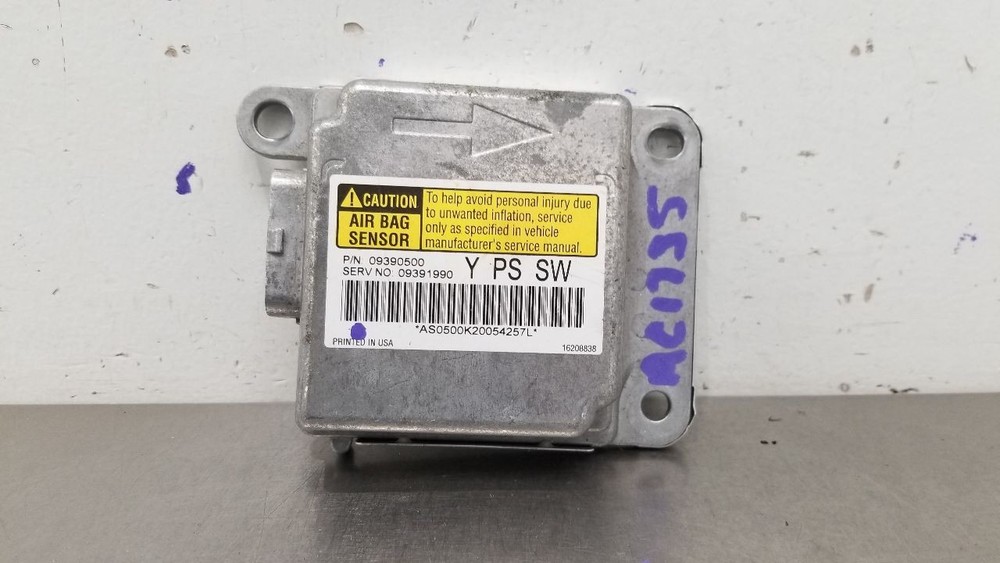 2000 CHEVY CORVETTE C5 SRS CONTROL MODULE 9391990
