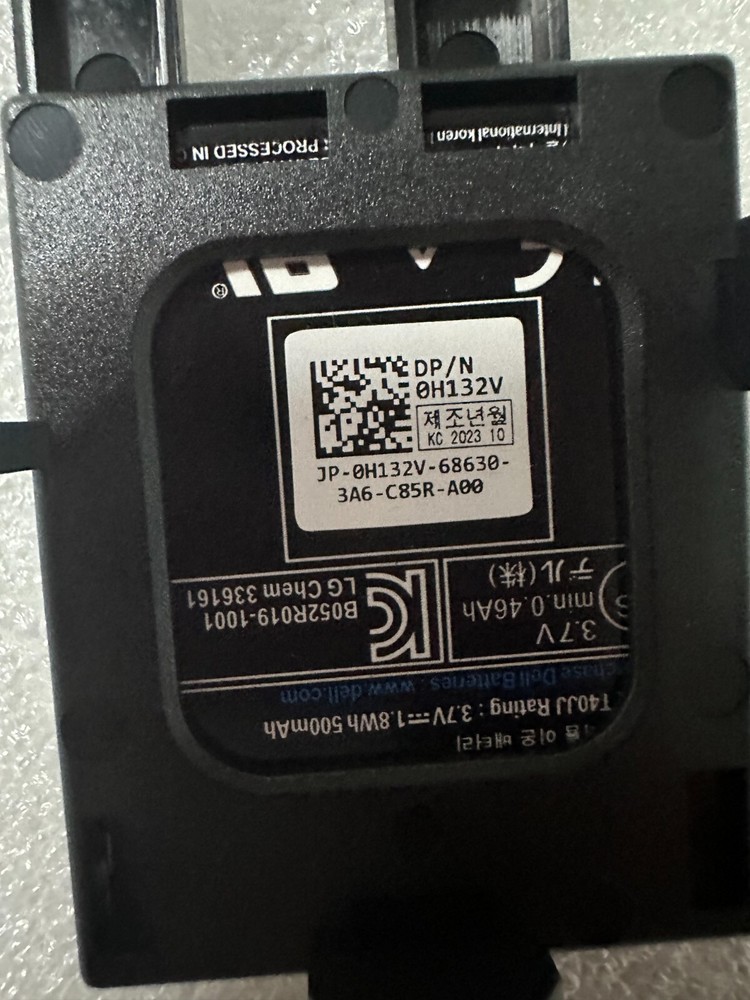 Used genuine Dell H132V 0H132V Battery for PERC RAID Controller