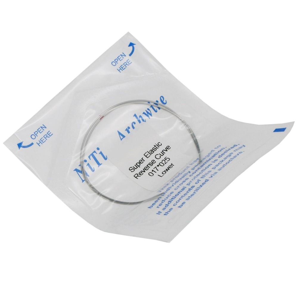 Dental Reverse Curve Arch Wire Niti Super Elastic Round/Rectangular True Form