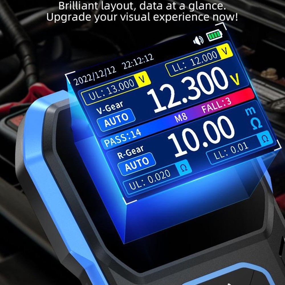 Internal Resistance Meter with Automatic Shutdown Mode for Convenience
