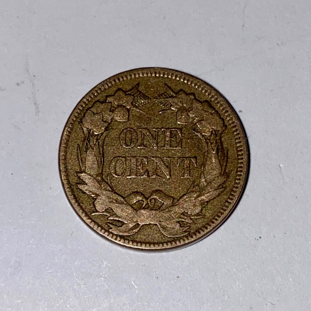 1857 Flying Eagle Cent VF Detailing