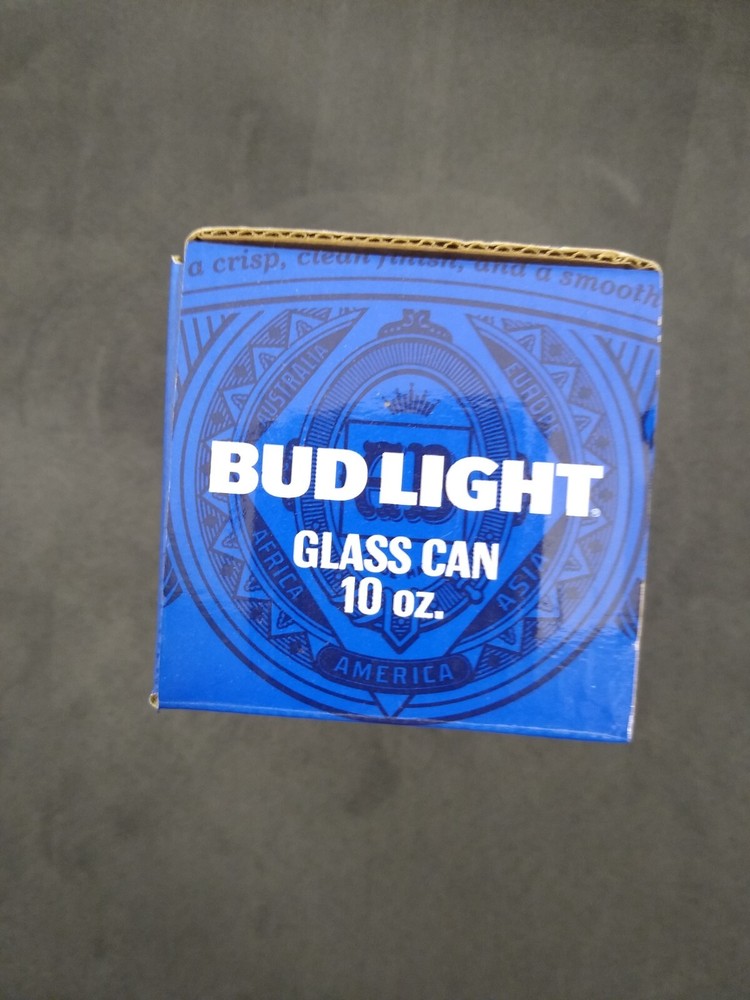 bud light 10 oz glass can