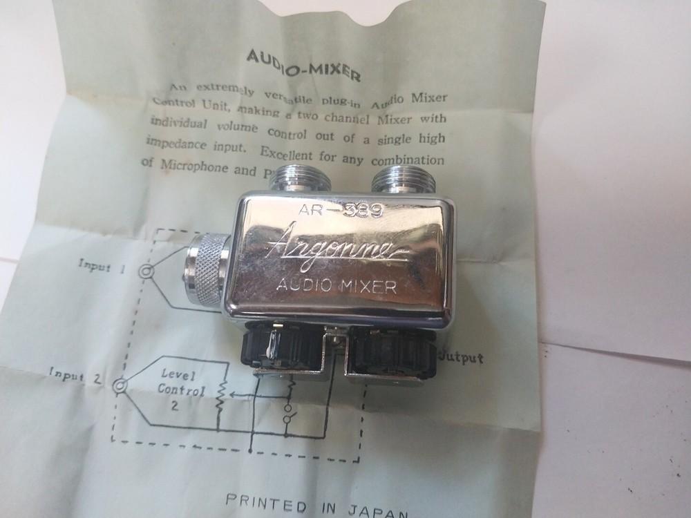 🔵 Vintage Argonne AR-389 Audio Mixer