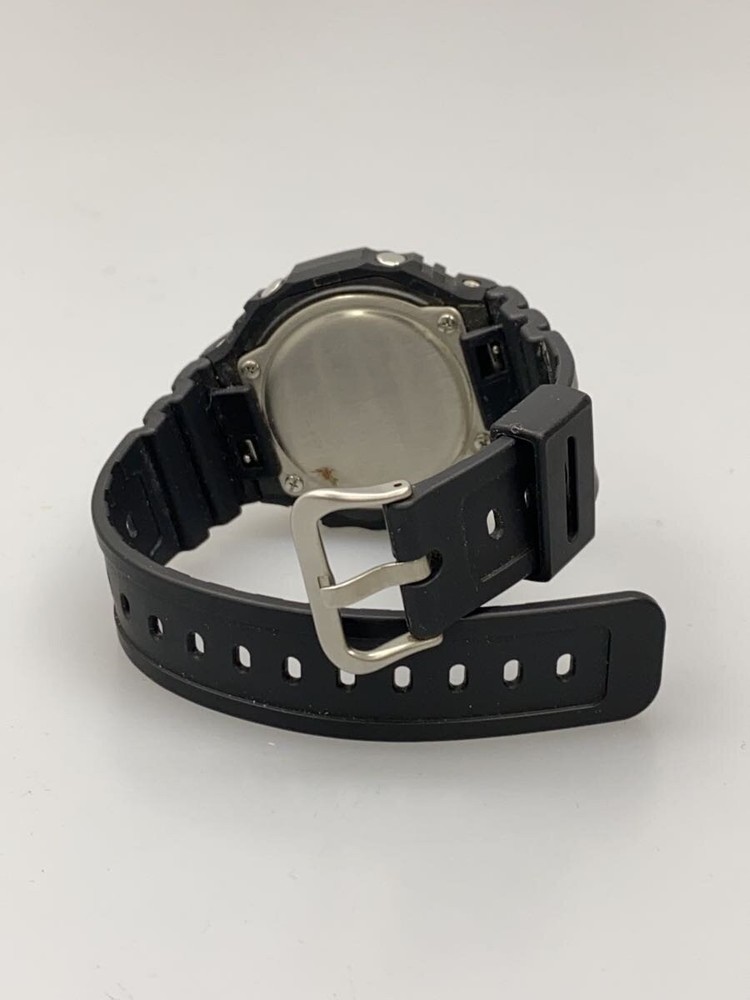 CASIO Quartz Watch G SHOCK Analog Digital Rubber BLK BLK SS