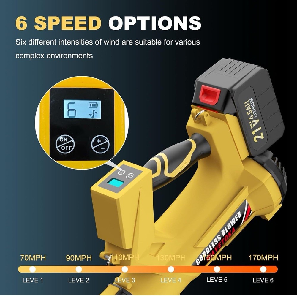 Wavetoka Cordless Leaf Blower