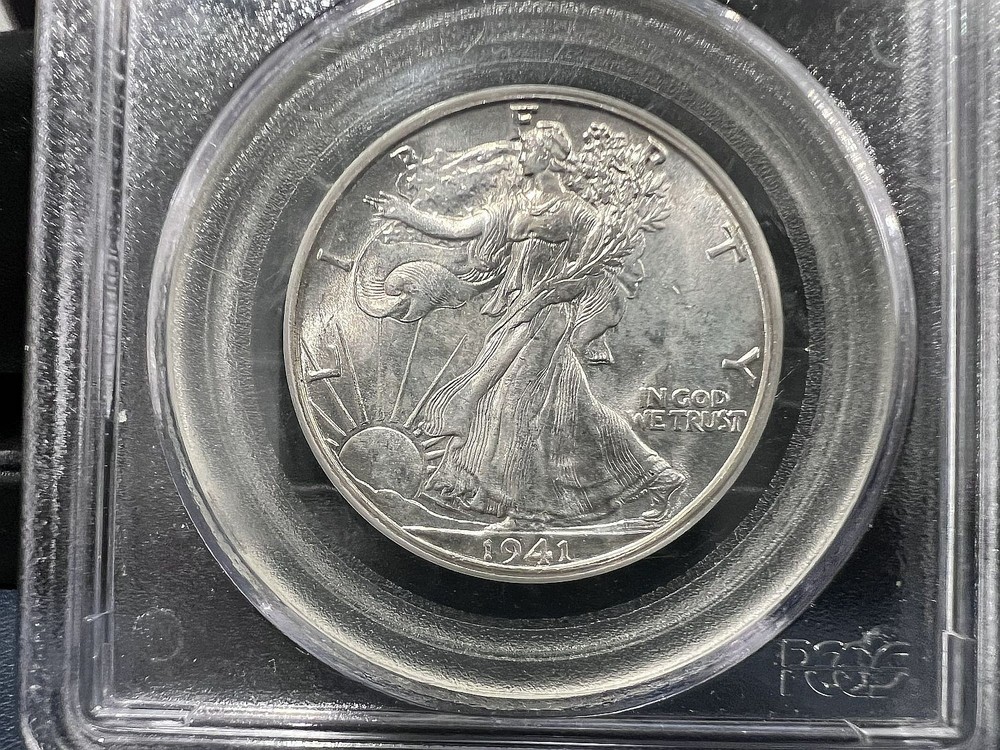 1941-D 50c Walking Liberty Silver Half Dollar PCGS MS66 (AEJ)