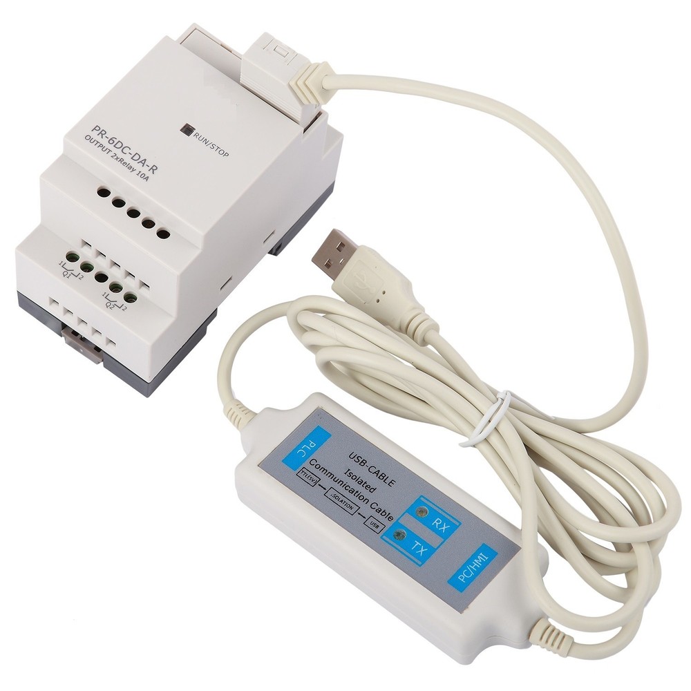 Mini PLC 12V 24V, USB Programming Interface w Function IEC Easy Block Software