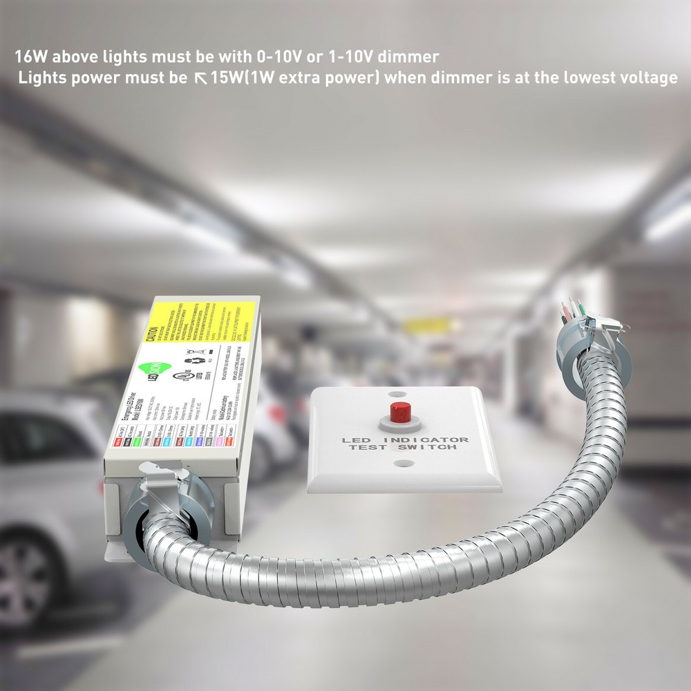 5 Pack 20W LED Light Emergency Backup Battery, Rechargeable LED Emergency Driver