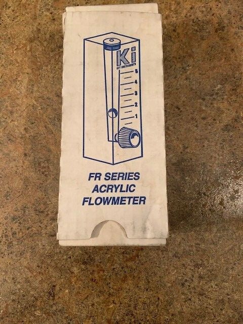 KI Instruments FR2A02SVVT FR Series Acrylic Flowmeter NEW