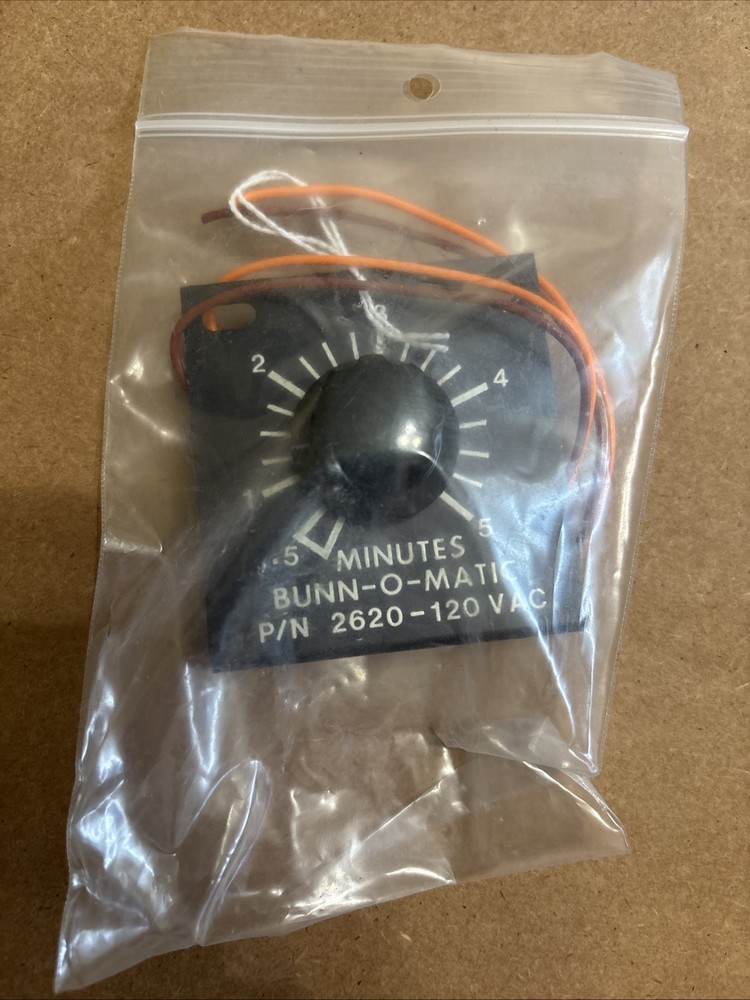 Bunn O Matic Timer Assembly 2620-120VAC