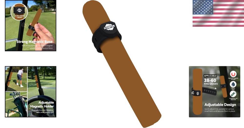 Adjustable Magnetic Holder for Golf Carts - Secure Your Essentials Anytime