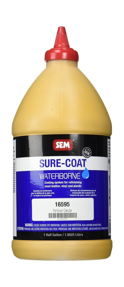 SEM 16595 Yellow Oxide Sure-Coat - 0.5 Gallon