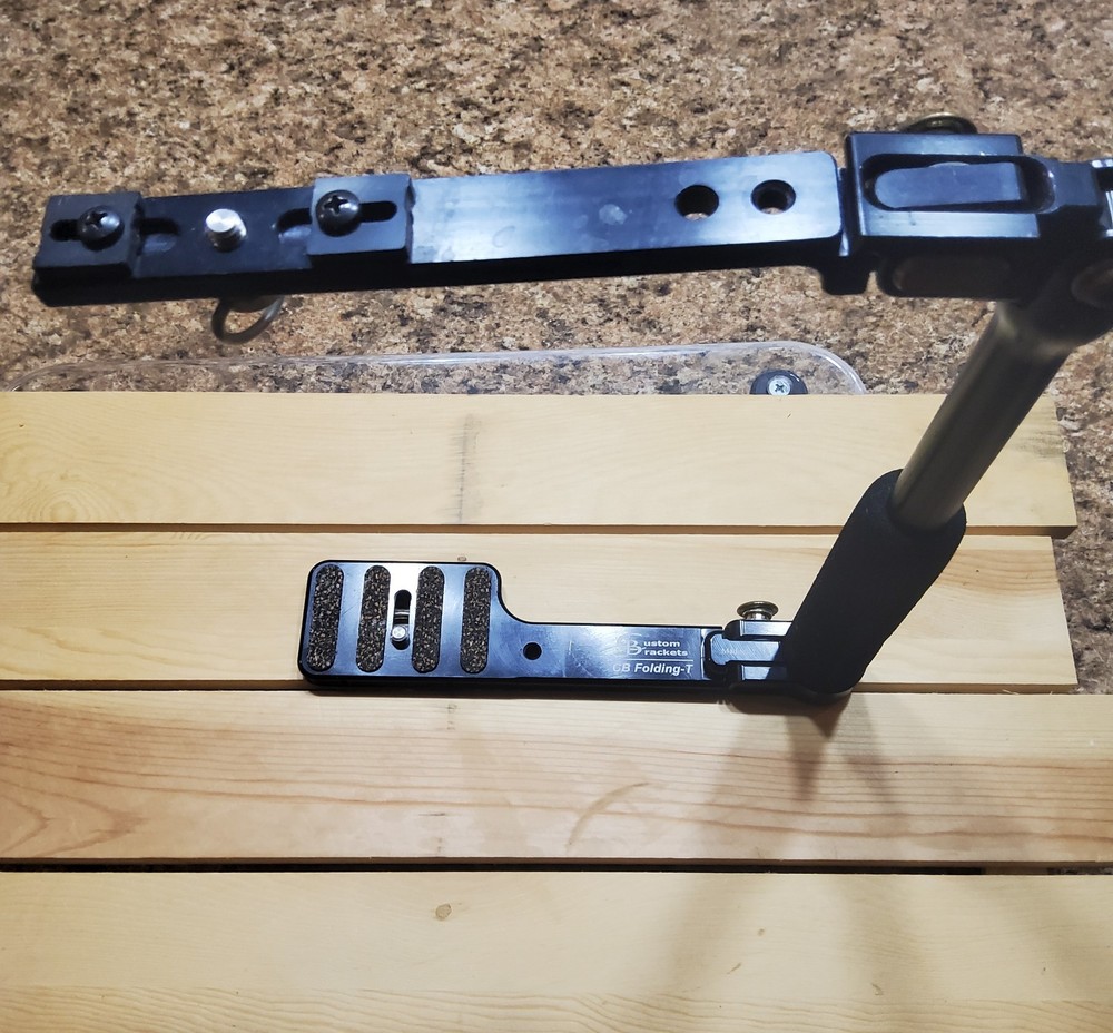 Custom Brackets CB Folding-T Camera Flash Bracket
