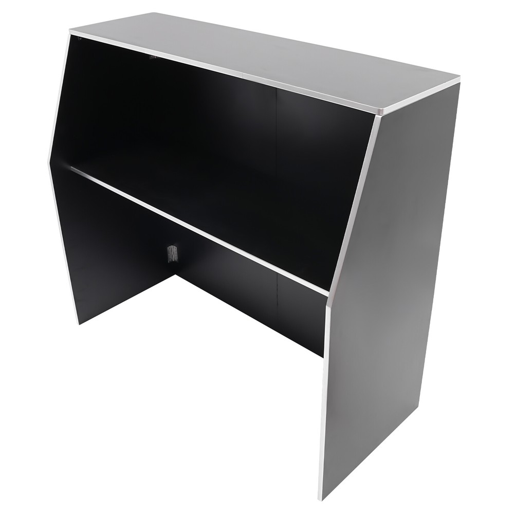 Rectangular Bar Cabinet Foldable Event Bar Portable Bar Cabinet Freestanding