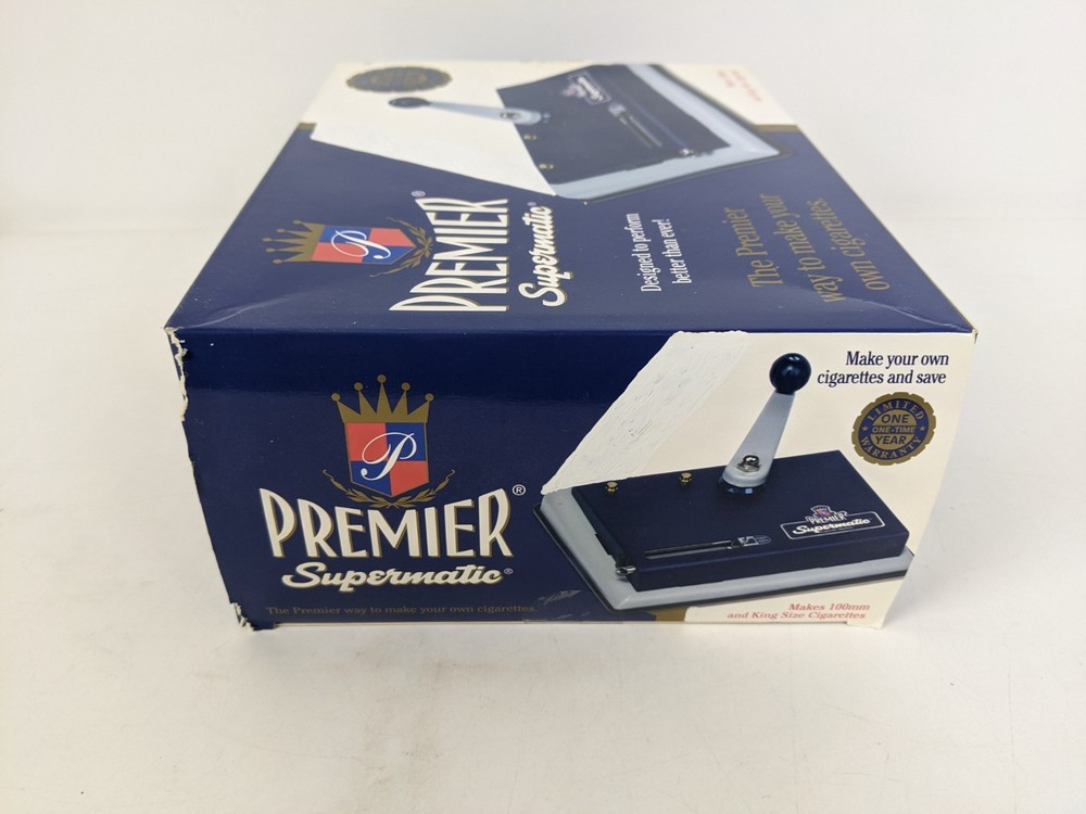 PREMIER Supermatic Cigarette Injector Machine Makes 100mm Regular & King #2