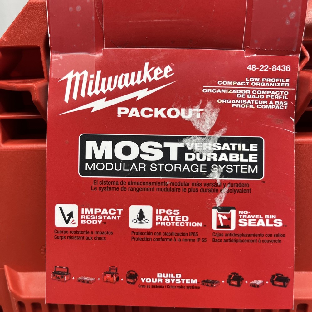 Milwaukee 48-22-8436 packOUT Compact Low-Profile Organizer