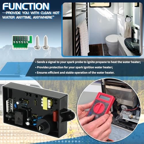 RV Water Heater PC Control Circuit Board Compatible with Atwood 91367, 93253,