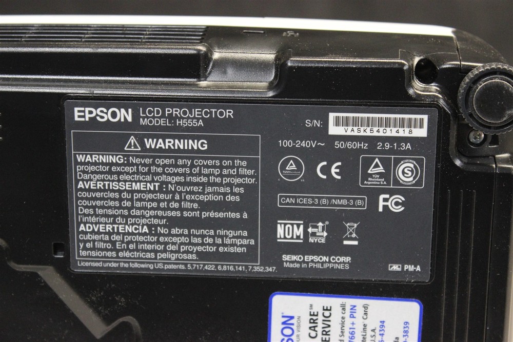 Epson VS330 3LCD Projector H555A
