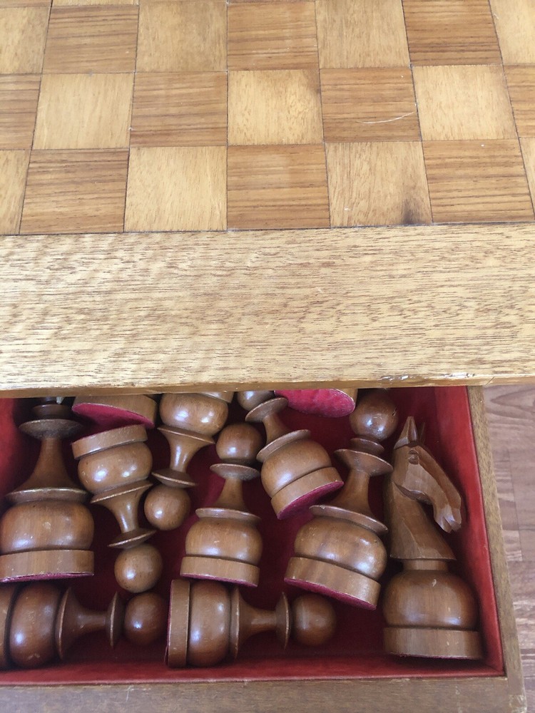 Chess Table With Horse Head Base