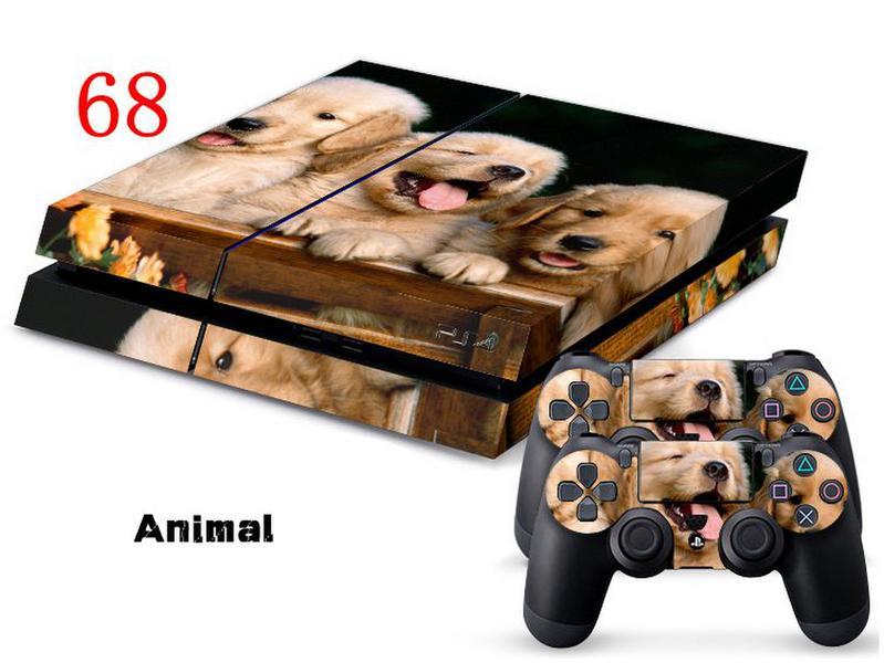 Sony PS4 Console and Controller Skins / Decals -- Puppies (#68)
