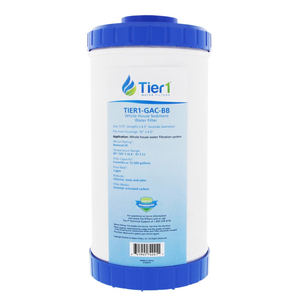 10 x 4.5 20 Micron Granular Activated Carbon Water Filter