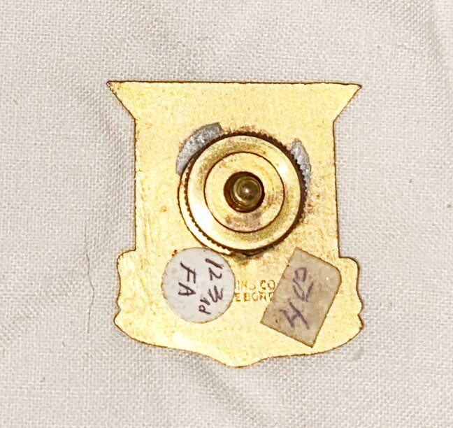 WWII 123rd Field Artillery DI SB