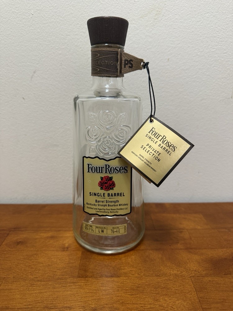 Four Roses Single Barrel Private Selection Empty bottle picked By Brent Elliott