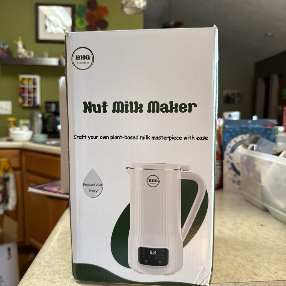 Nut Milk Maker Machine, 20 oz Nut Oat Soy Plant Based Auto-Clean Timer