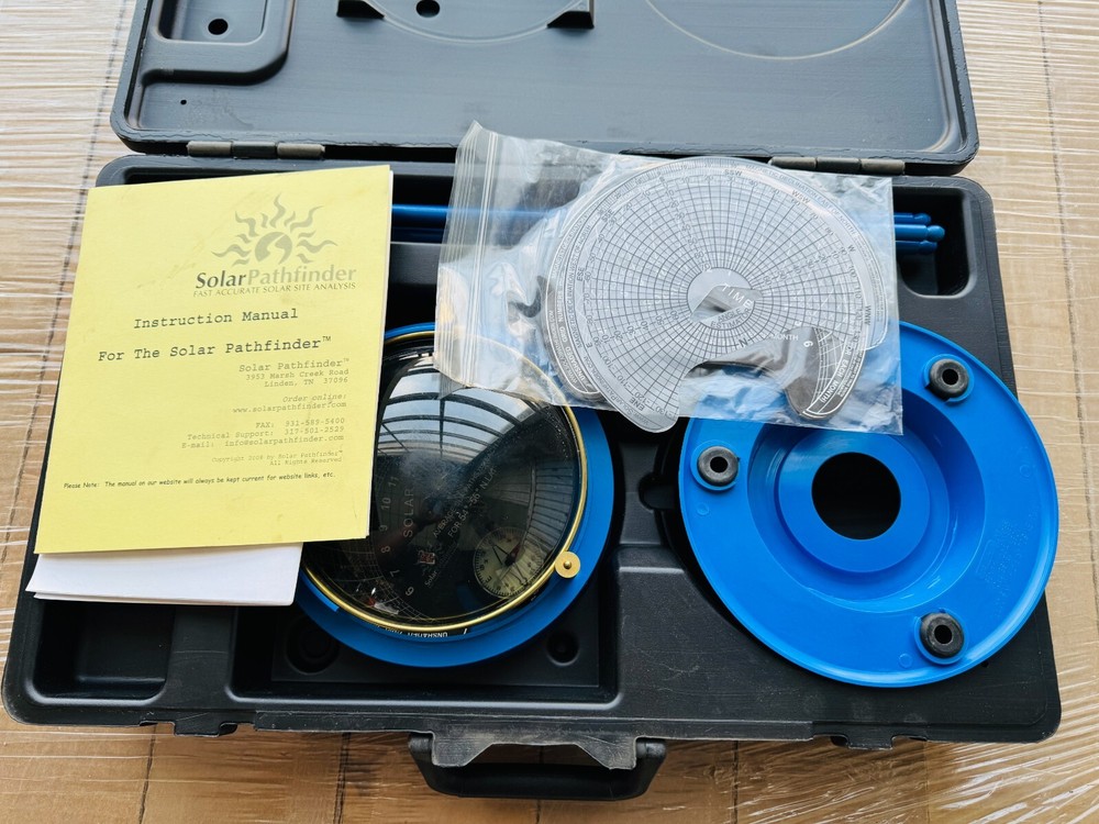 Solar Pathfinder Solar Site Analysis with Tripod and Hard Case Open Box
