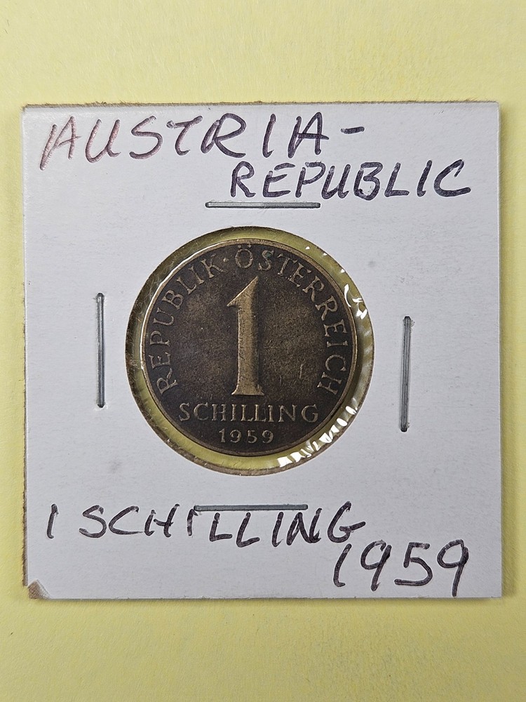 COINS - AUSTRIA - 1 SCHILLING 1959