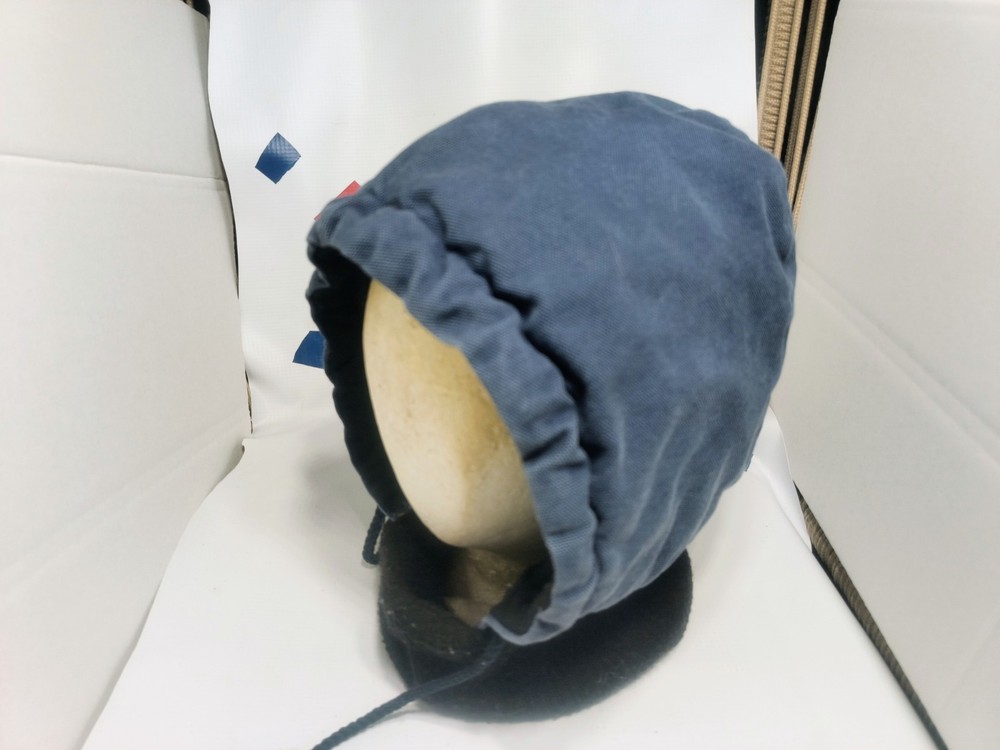 WALLS Zero Zone QUILTED Insulated BLUE Hood Hat Pullover Drawstring Cap