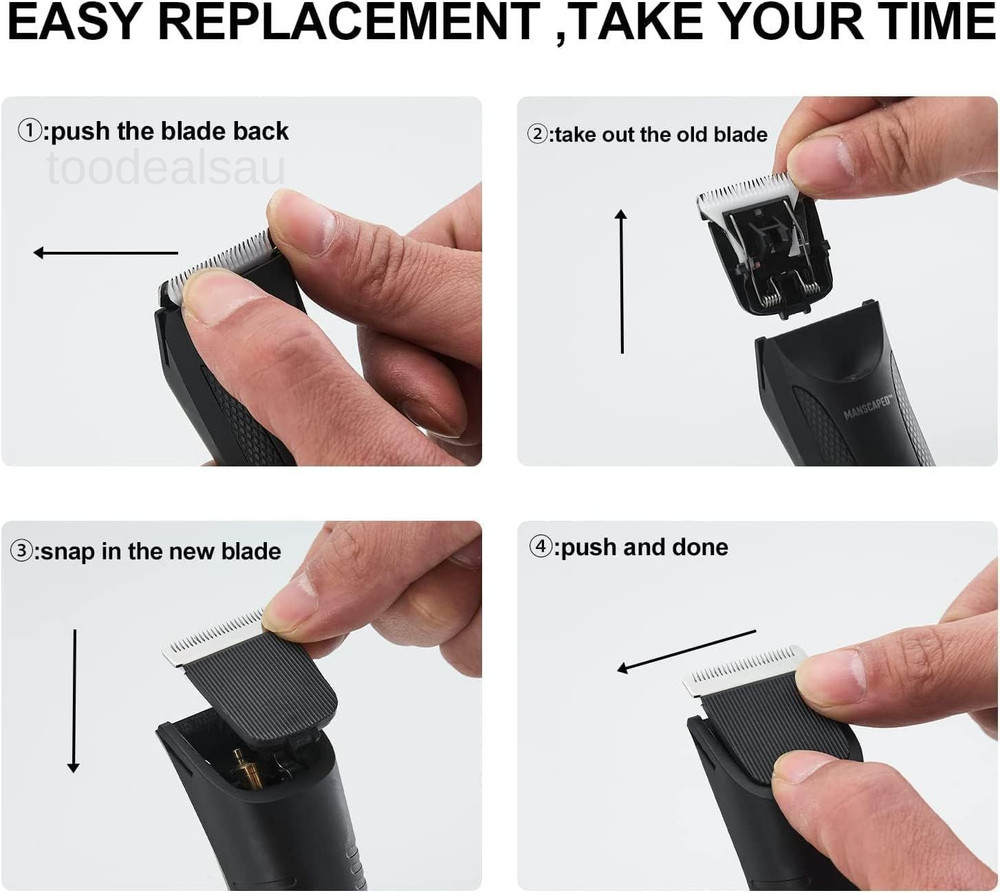 Trimmer Replacement Blades for Manscaped Blades,Fit 2pack