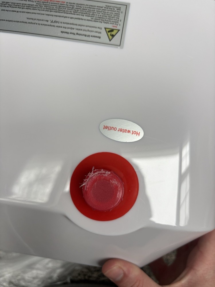 2.5 Gal Under Sink Water Heater 1500W 120V Mini RV Kitchen w/ Hoses