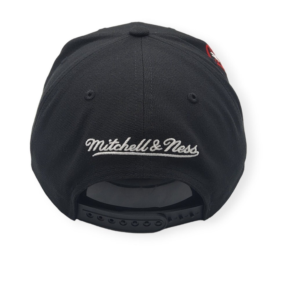 Mitchell & Ness Charlotte Hornets High Grade Black Adjustable Snapback Hat Cap