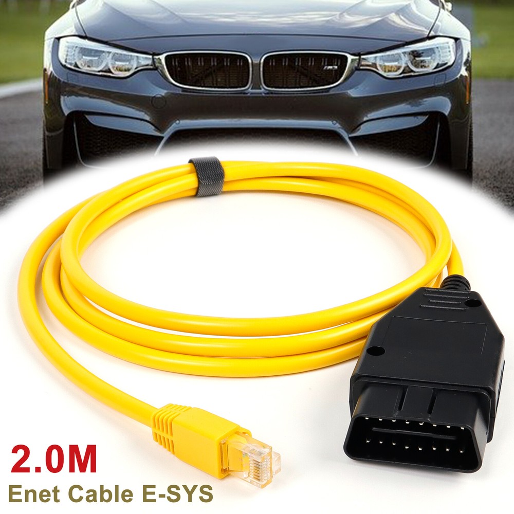ENET OBD Cable for BMW F Series ICOM E-SYS ISTA Bootmod3  Bimmercode OBD2 Coding