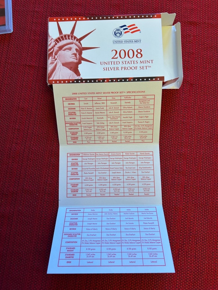 2008 US Mint Silver Proof Set