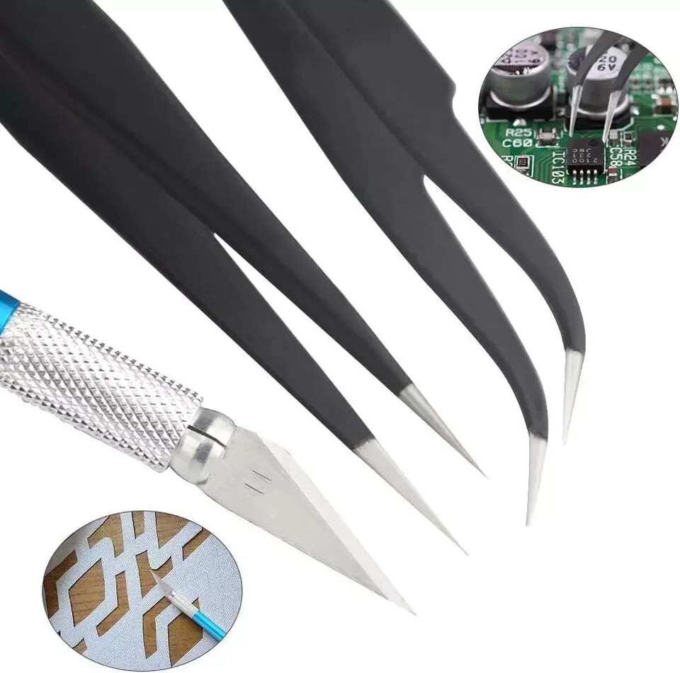 Professional 8 PCS Model Tools Kit Modeler Basic Tools Craft Set Hobby Building