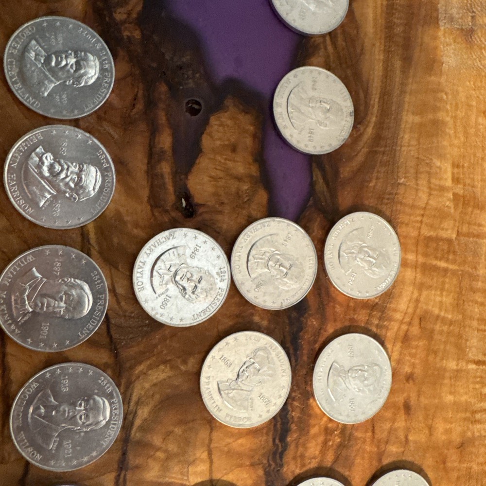 Vintage Assorted Gas Station Coins