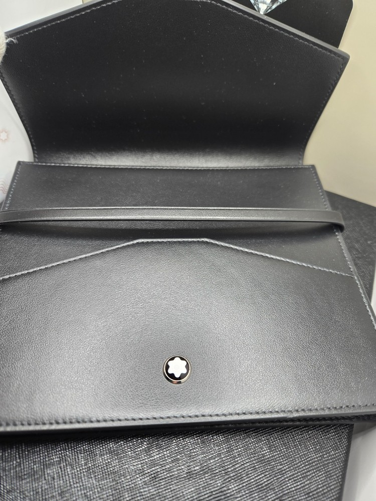 Montblanc 199337 Eight Pen Pouch Black Leather
