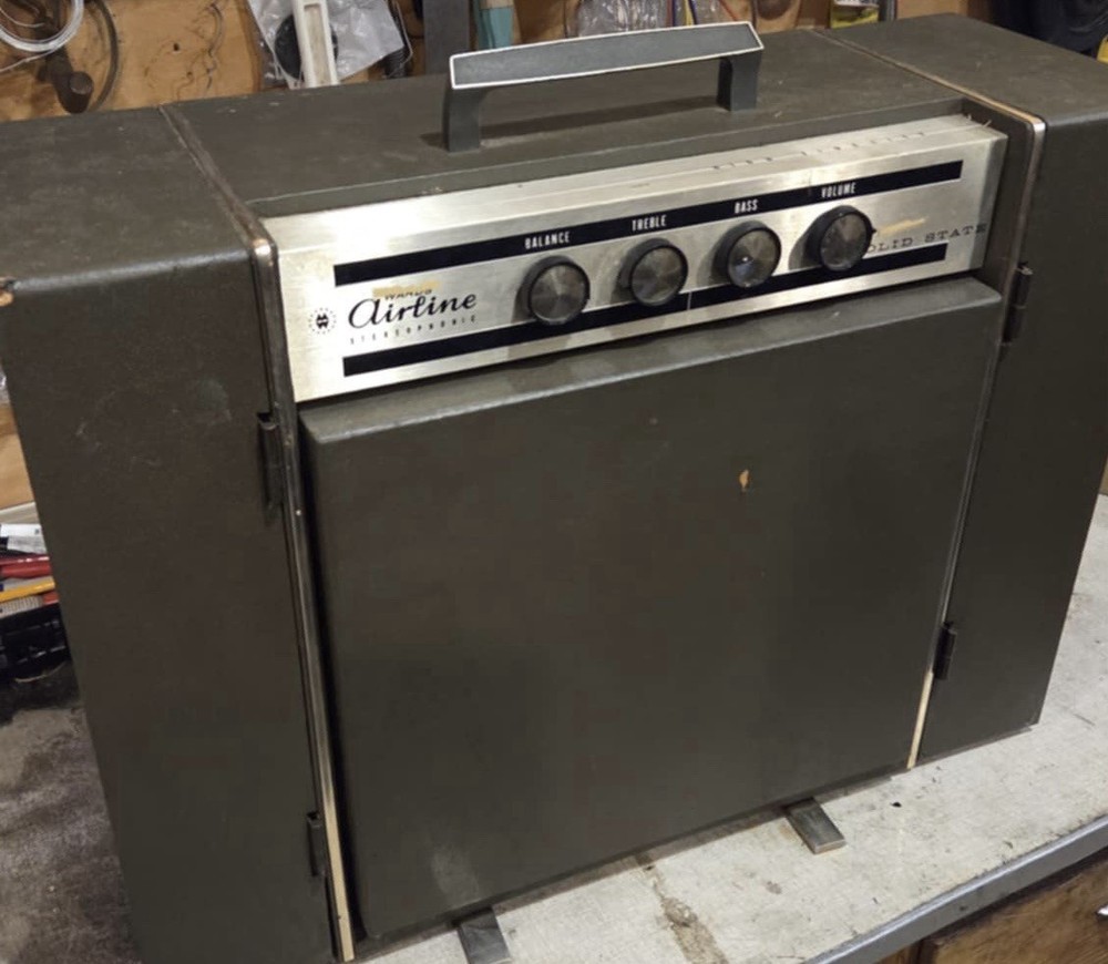 Wards Airline Vintage Record Player