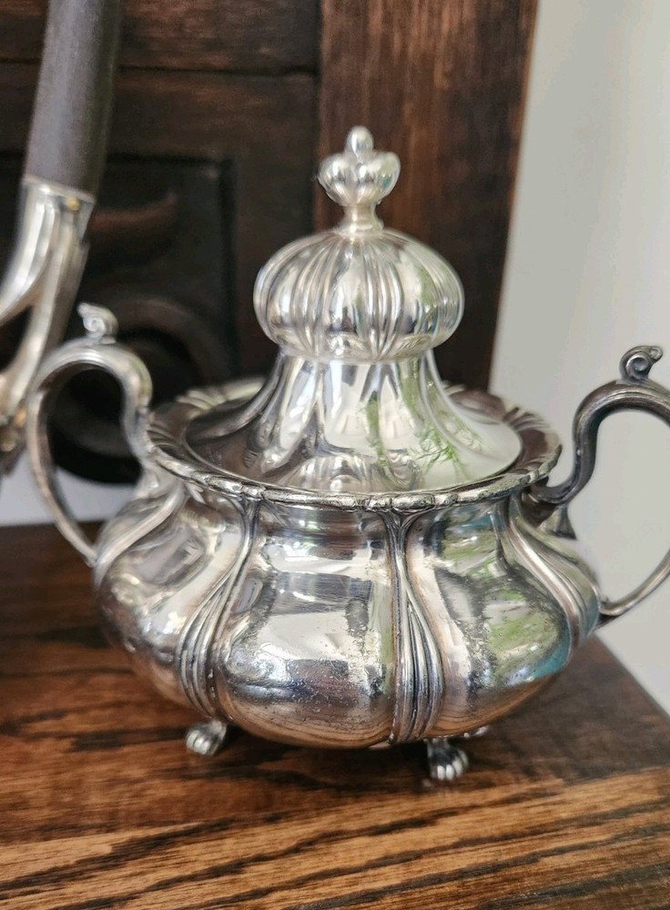 Pairpoint Silverplate 4 Piece Coffee/Tea Set #130