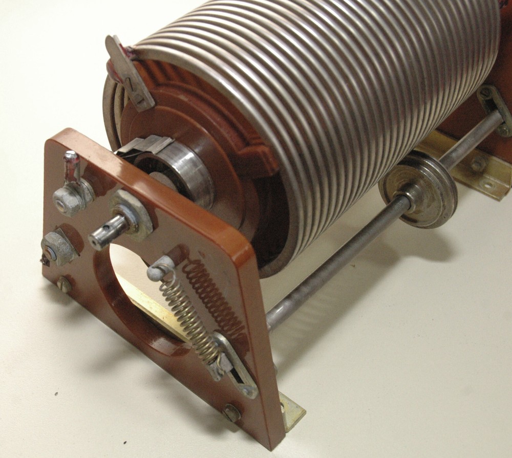 GIANT VARIABLE ROLLER INDUCTOR COIL-48uH- LINEAR POWER AMPLIFIER-ANTENNA TUNER