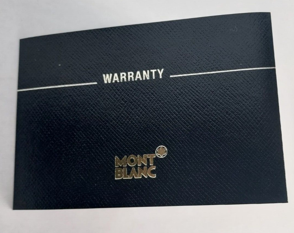 MONT BLANC Accessories Service Guide w/ Packaging Ribbon