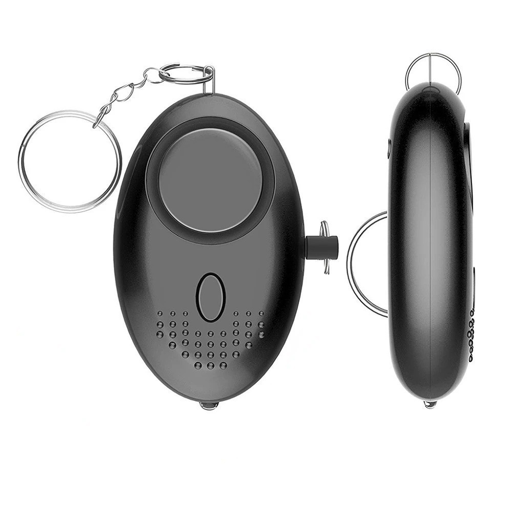 Safety Personal Alarm Keychain - Black 1pc