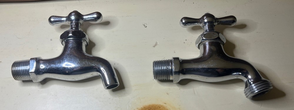 2 Vintage - Brass Spigots. NOS